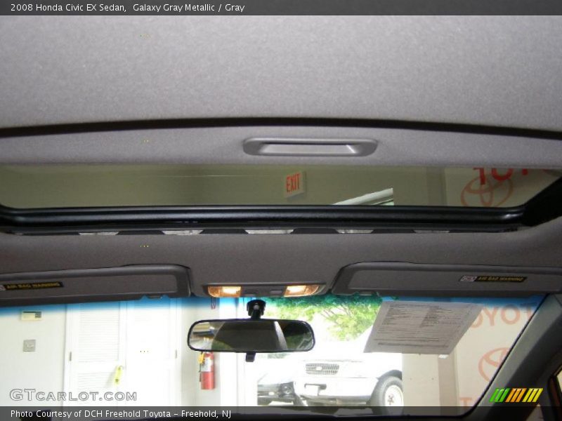 Galaxy Gray Metallic / Gray 2008 Honda Civic EX Sedan