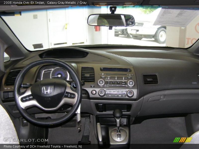 Galaxy Gray Metallic / Gray 2008 Honda Civic EX Sedan