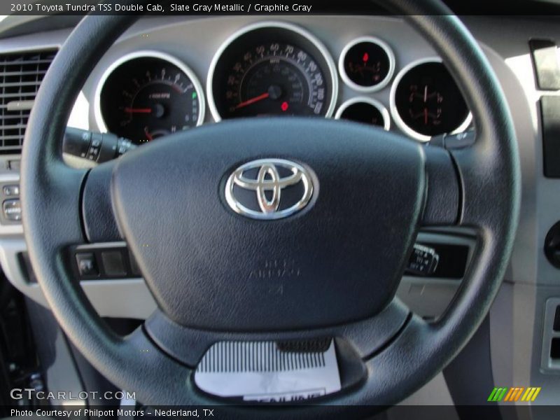 Slate Gray Metallic / Graphite Gray 2010 Toyota Tundra TSS Double Cab