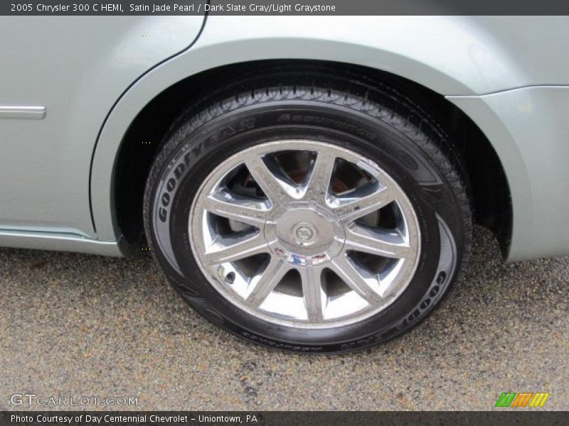 Satin Jade Pearl / Dark Slate Gray/Light Graystone 2005 Chrysler 300 C HEMI