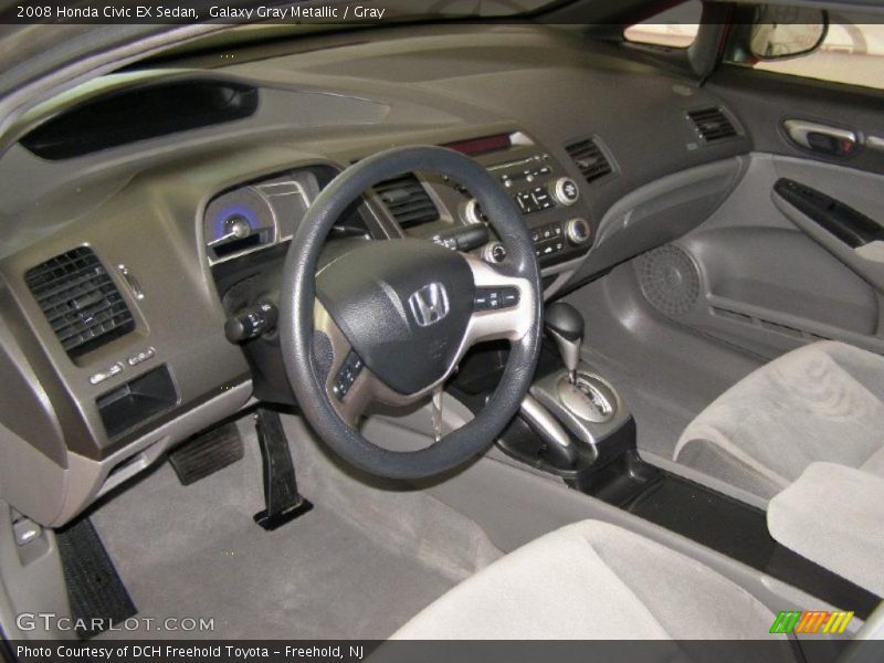 Galaxy Gray Metallic / Gray 2008 Honda Civic EX Sedan