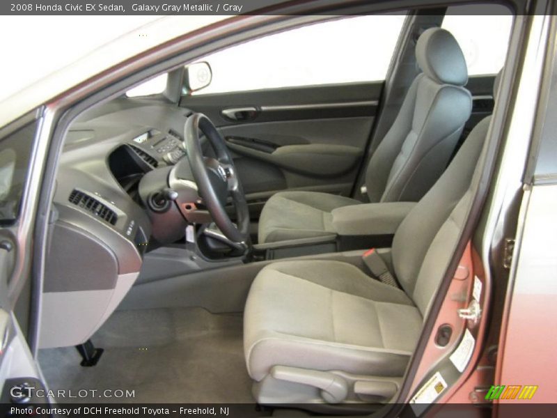 Galaxy Gray Metallic / Gray 2008 Honda Civic EX Sedan