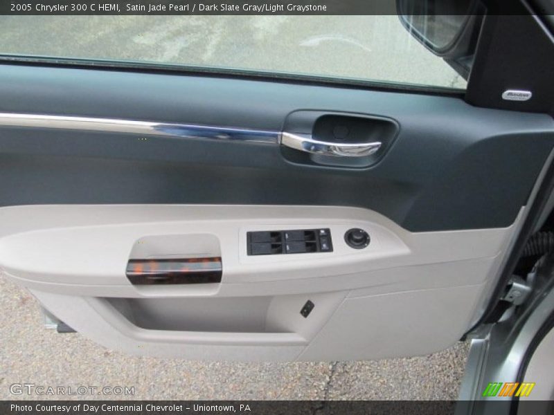 Satin Jade Pearl / Dark Slate Gray/Light Graystone 2005 Chrysler 300 C HEMI