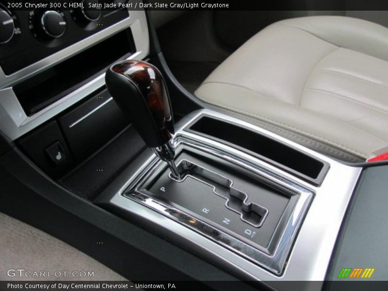 Satin Jade Pearl / Dark Slate Gray/Light Graystone 2005 Chrysler 300 C HEMI