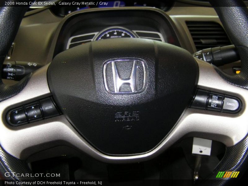 Galaxy Gray Metallic / Gray 2008 Honda Civic EX Sedan