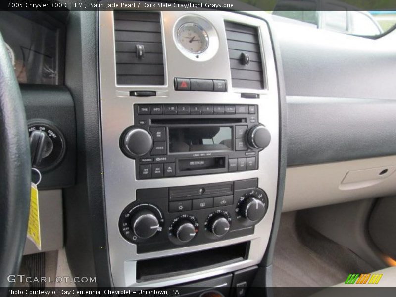 Satin Jade Pearl / Dark Slate Gray/Light Graystone 2005 Chrysler 300 C HEMI