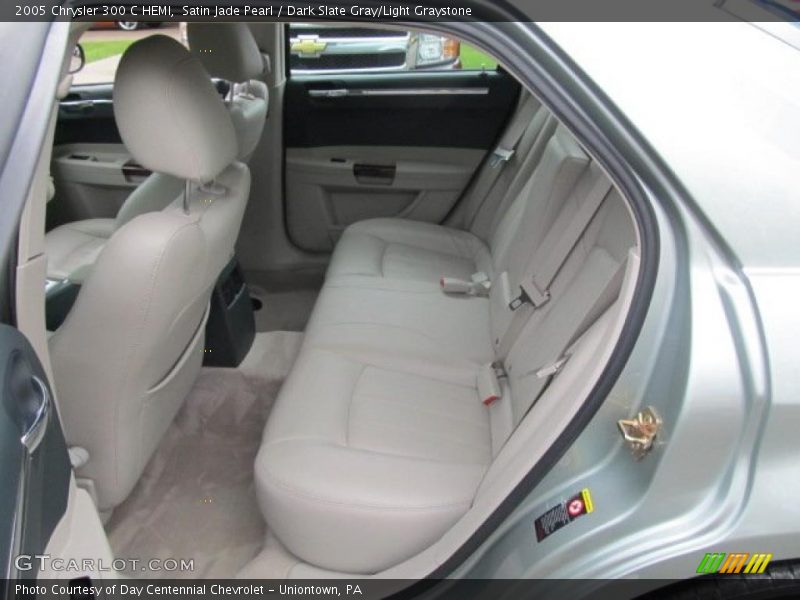 Satin Jade Pearl / Dark Slate Gray/Light Graystone 2005 Chrysler 300 C HEMI