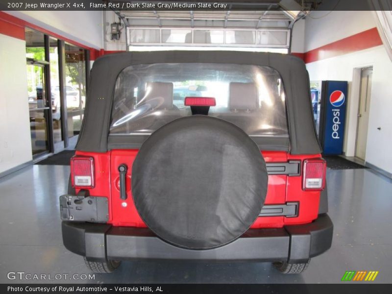 Flame Red / Dark Slate Gray/Medium Slate Gray 2007 Jeep Wrangler X 4x4