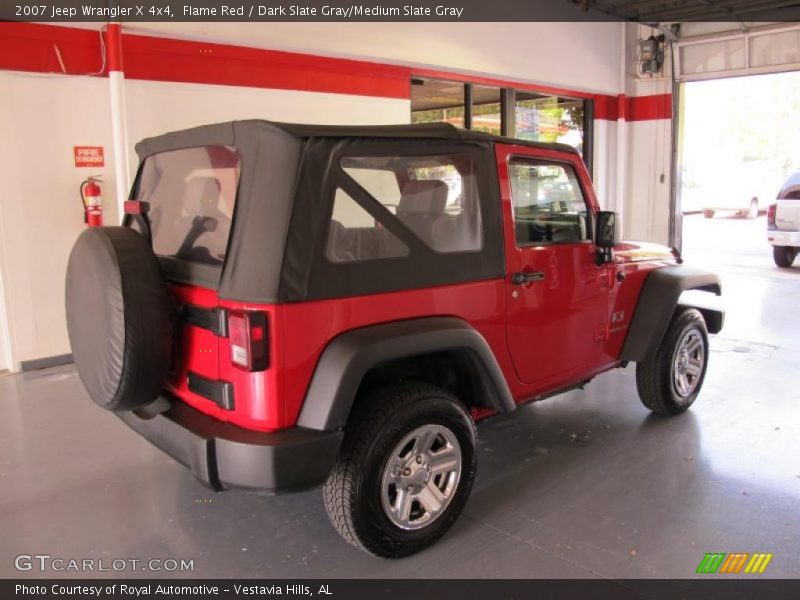 Flame Red / Dark Slate Gray/Medium Slate Gray 2007 Jeep Wrangler X 4x4