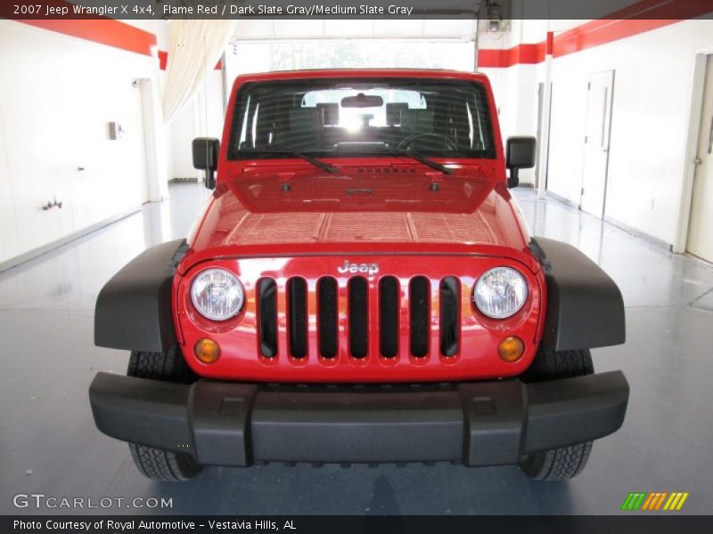 Flame Red / Dark Slate Gray/Medium Slate Gray 2007 Jeep Wrangler X 4x4