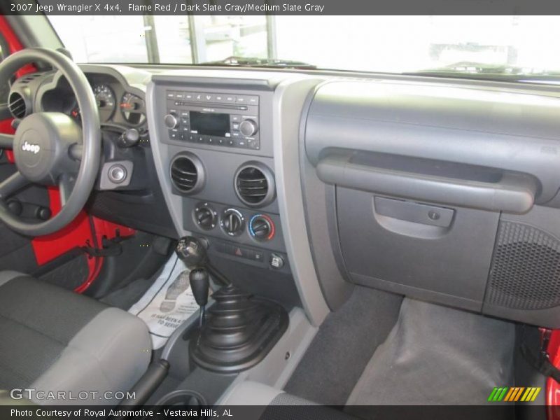 Flame Red / Dark Slate Gray/Medium Slate Gray 2007 Jeep Wrangler X 4x4