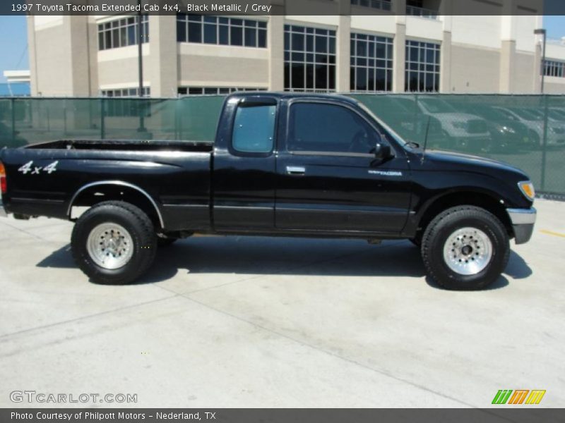 Black Metallic / Grey 1997 Toyota Tacoma Extended Cab 4x4
