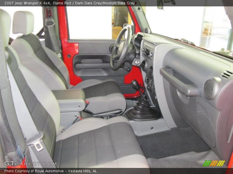 Flame Red / Dark Slate Gray/Medium Slate Gray 2007 Jeep Wrangler X 4x4