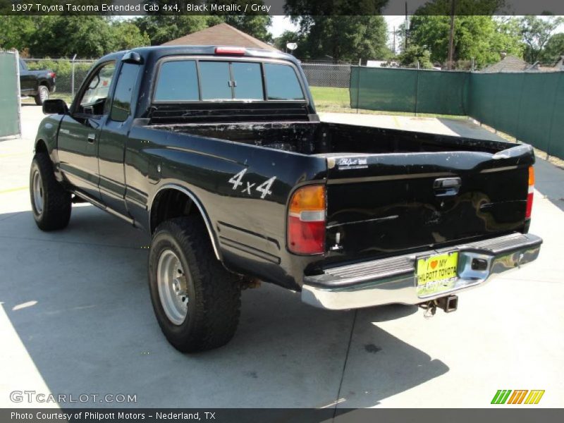 Black Metallic / Grey 1997 Toyota Tacoma Extended Cab 4x4
