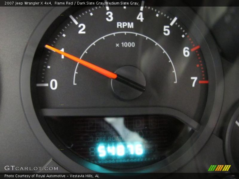 Flame Red / Dark Slate Gray/Medium Slate Gray 2007 Jeep Wrangler X 4x4