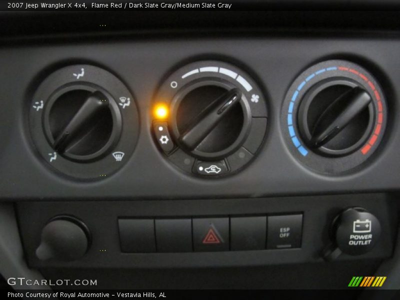 Flame Red / Dark Slate Gray/Medium Slate Gray 2007 Jeep Wrangler X 4x4