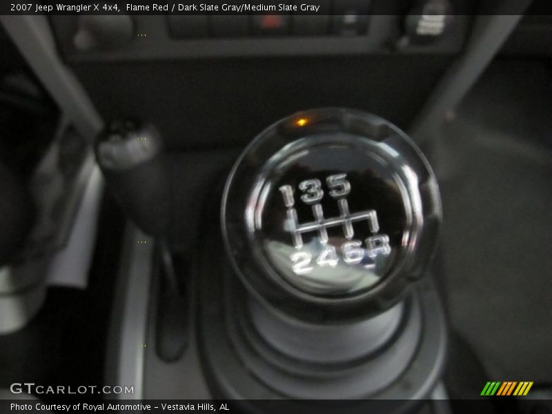 Flame Red / Dark Slate Gray/Medium Slate Gray 2007 Jeep Wrangler X 4x4
