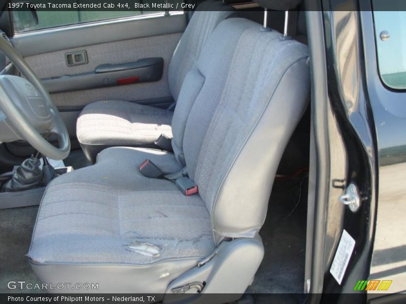 Black Metallic / Grey 1997 Toyota Tacoma Extended Cab 4x4