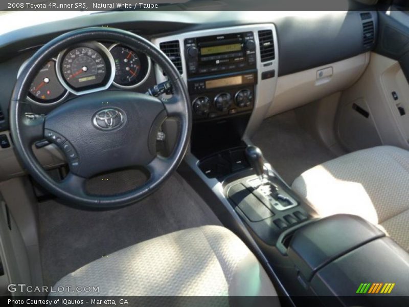 Natural White / Taupe 2008 Toyota 4Runner SR5