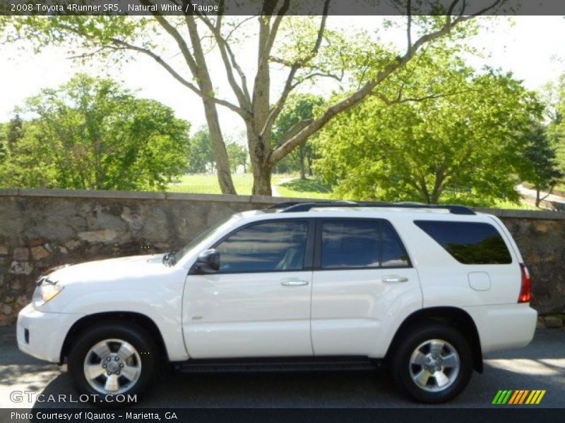 Natural White / Taupe 2008 Toyota 4Runner SR5