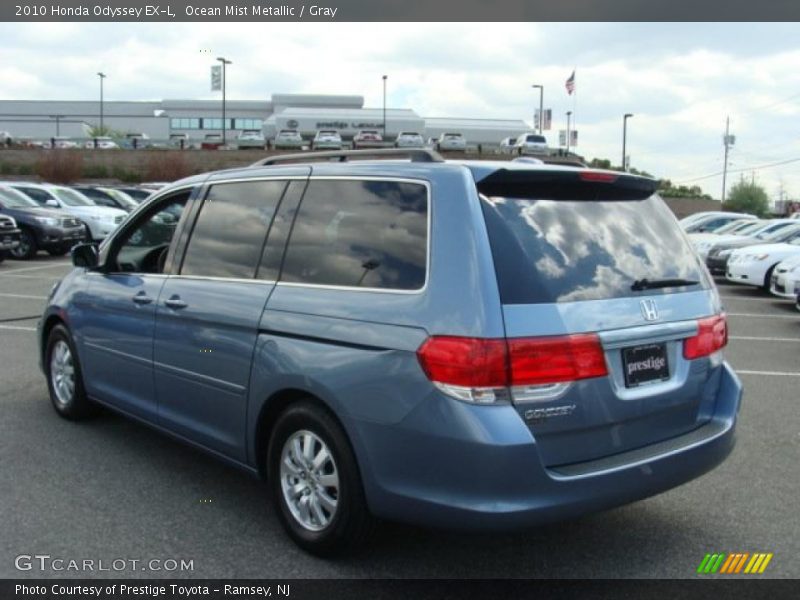Ocean Mist Metallic / Gray 2010 Honda Odyssey EX-L