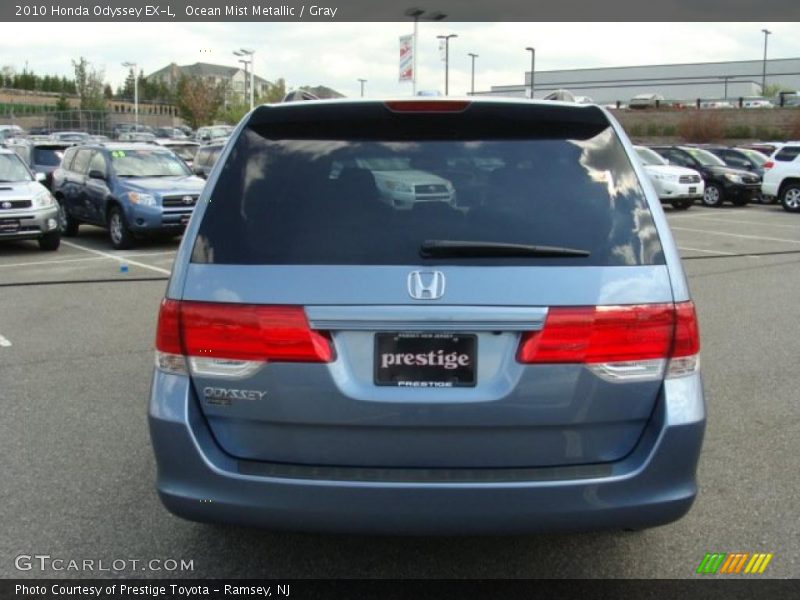 Ocean Mist Metallic / Gray 2010 Honda Odyssey EX-L