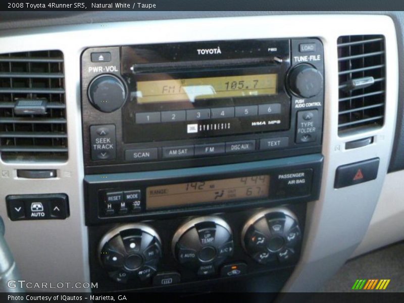 Natural White / Taupe 2008 Toyota 4Runner SR5