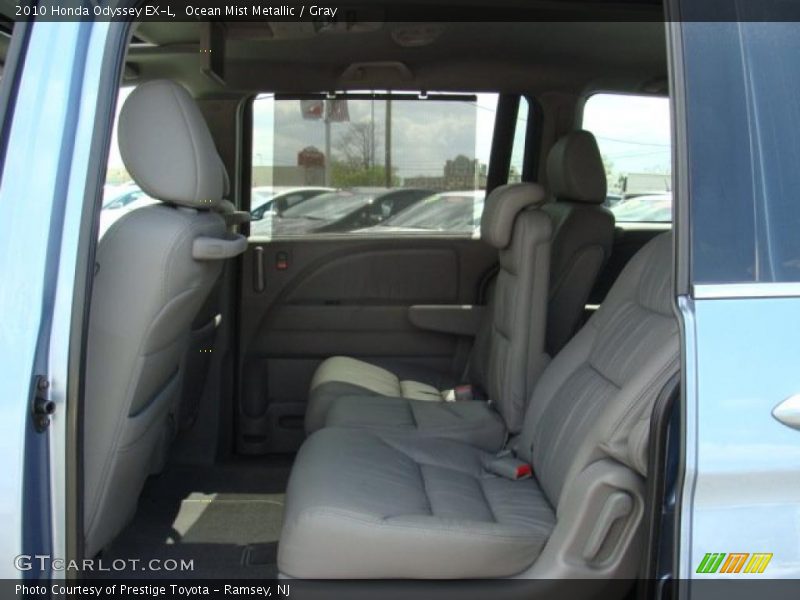 Ocean Mist Metallic / Gray 2010 Honda Odyssey EX-L