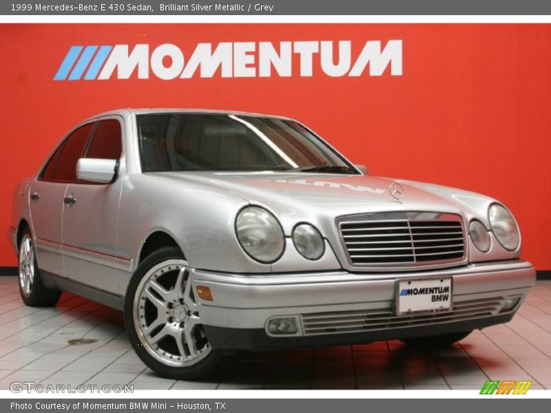 Brilliant Silver Metallic / Grey 1999 Mercedes-Benz E 430 Sedan