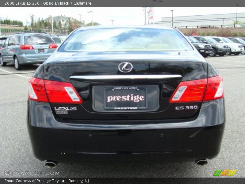 Obsidian Black / Cashmere 2008 Lexus ES 350
