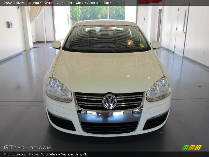 Campanella White / Anthracite Black 2008 Volkswagen Jetta SE Sedan