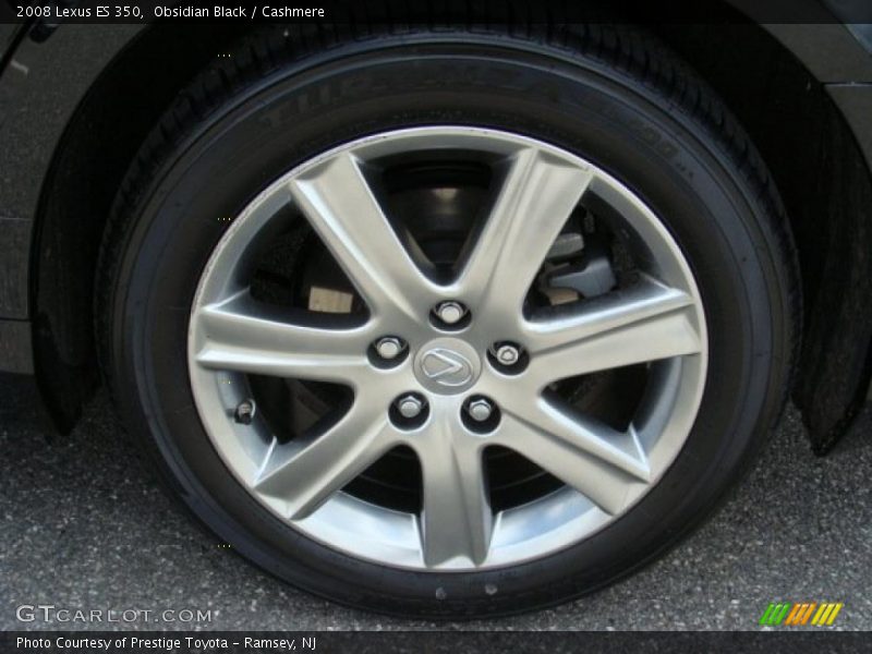 Obsidian Black / Cashmere 2008 Lexus ES 350