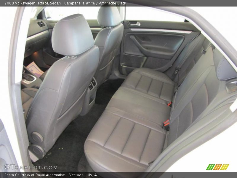 Campanella White / Anthracite Black 2008 Volkswagen Jetta SE Sedan