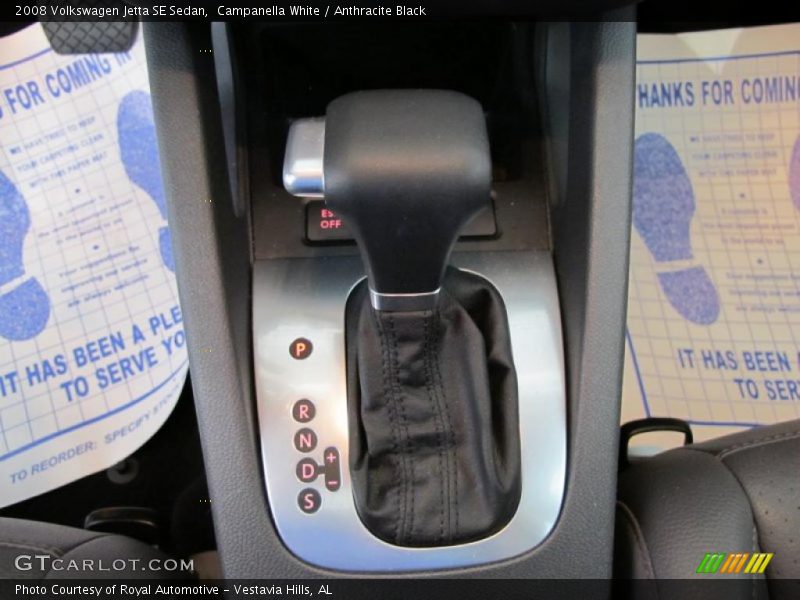 Campanella White / Anthracite Black 2008 Volkswagen Jetta SE Sedan
