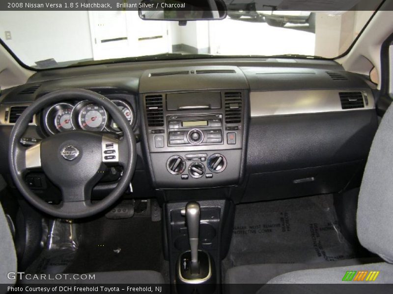 Brilliant Silver / Charcoal 2008 Nissan Versa 1.8 S Hatchback