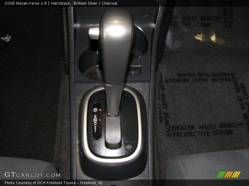 Brilliant Silver / Charcoal 2008 Nissan Versa 1.8 S Hatchback