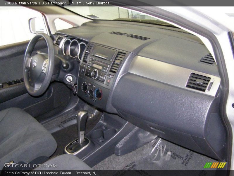 Brilliant Silver / Charcoal 2008 Nissan Versa 1.8 S Hatchback
