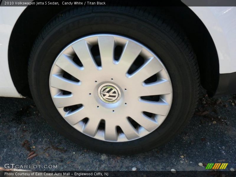 Candy White / Titan Black 2010 Volkswagen Jetta S Sedan