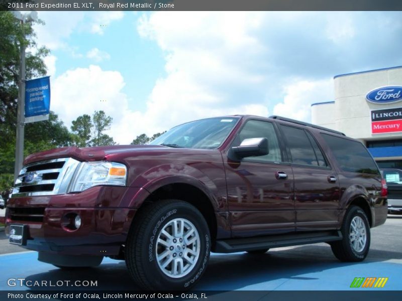 Royal Red Metallic / Stone 2011 Ford Expedition EL XLT