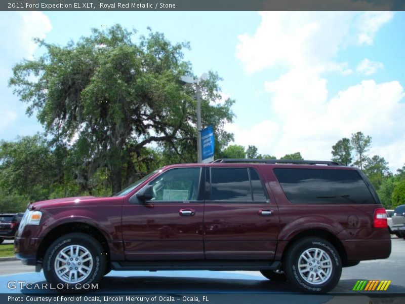 Royal Red Metallic / Stone 2011 Ford Expedition EL XLT