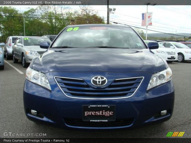 Blue Ribbon Metallic / Ash 2008 Toyota Camry XLE V6
