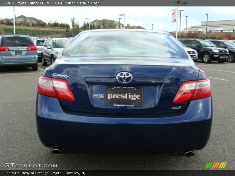 Blue Ribbon Metallic / Ash 2008 Toyota Camry XLE V6