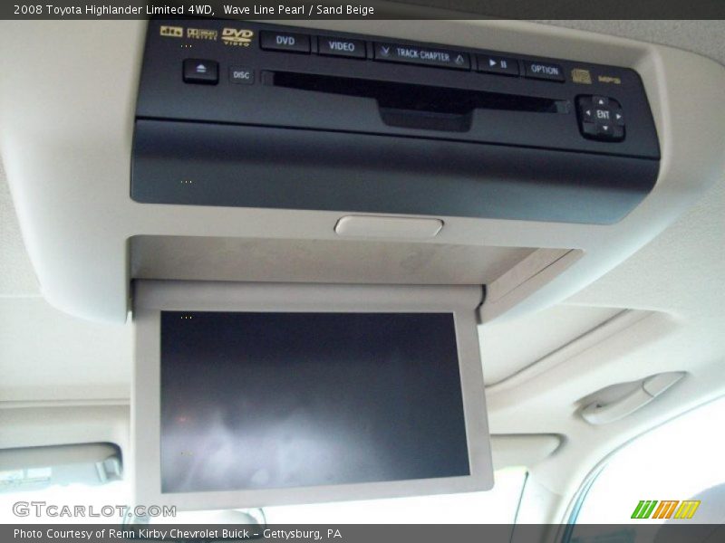 Wave Line Pearl / Sand Beige 2008 Toyota Highlander Limited 4WD