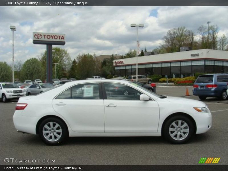 Super White / Bisque 2008 Toyota Camry XLE V6