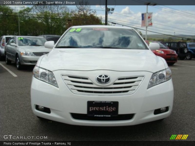 Super White / Bisque 2008 Toyota Camry XLE V6