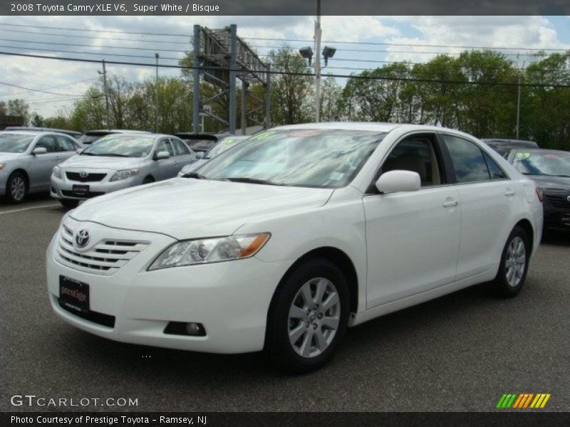 Super White / Bisque 2008 Toyota Camry XLE V6