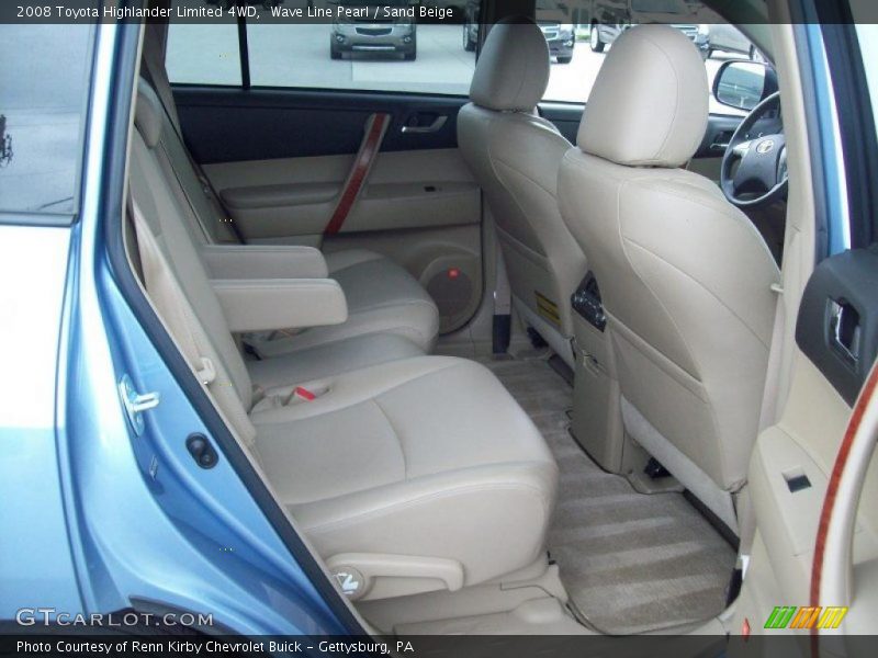 Wave Line Pearl / Sand Beige 2008 Toyota Highlander Limited 4WD