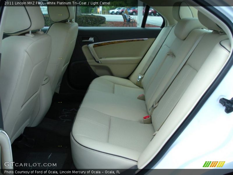 White Platinum Tri-Coat / Light Camel 2011 Lincoln MKZ FWD