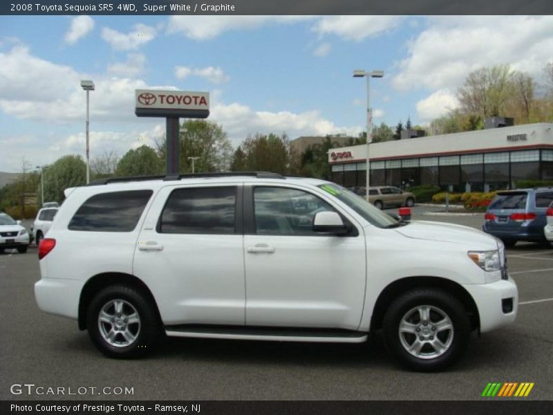 Super White / Graphite 2008 Toyota Sequoia SR5 4WD
