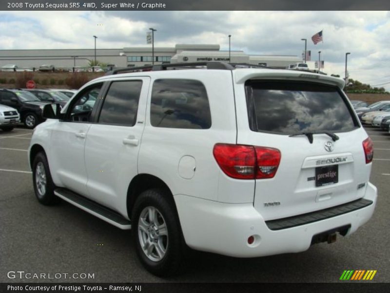 Super White / Graphite 2008 Toyota Sequoia SR5 4WD